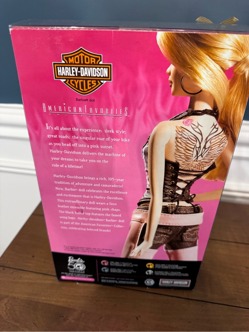 Harley-Davidson Barbie Doll 50th Anniversary Doll - Picture 5 of 11